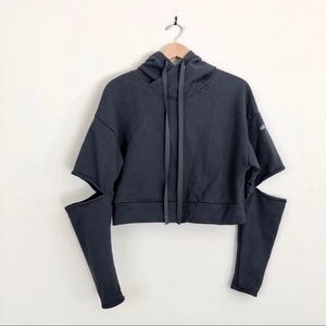 Alo cropped sweatshirt with arm holes